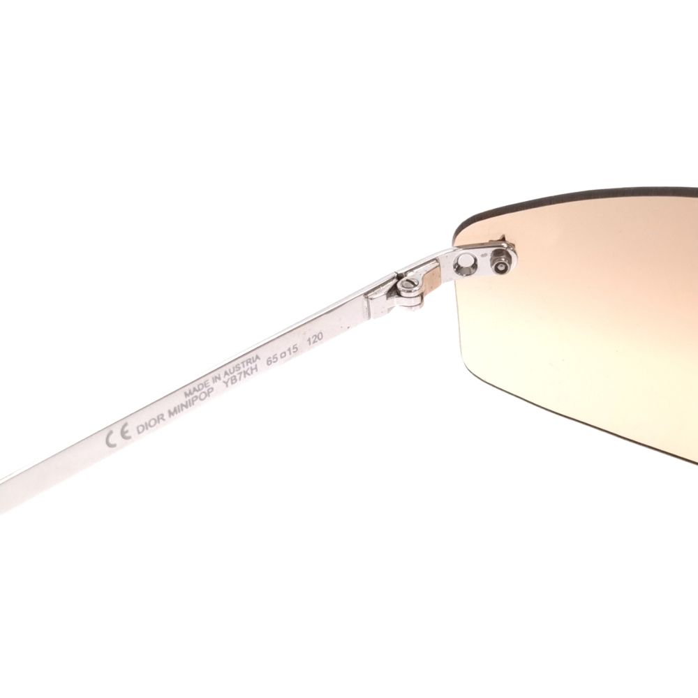 DIOR (ディオール) リムレス カラーレンズサングラス シルバー