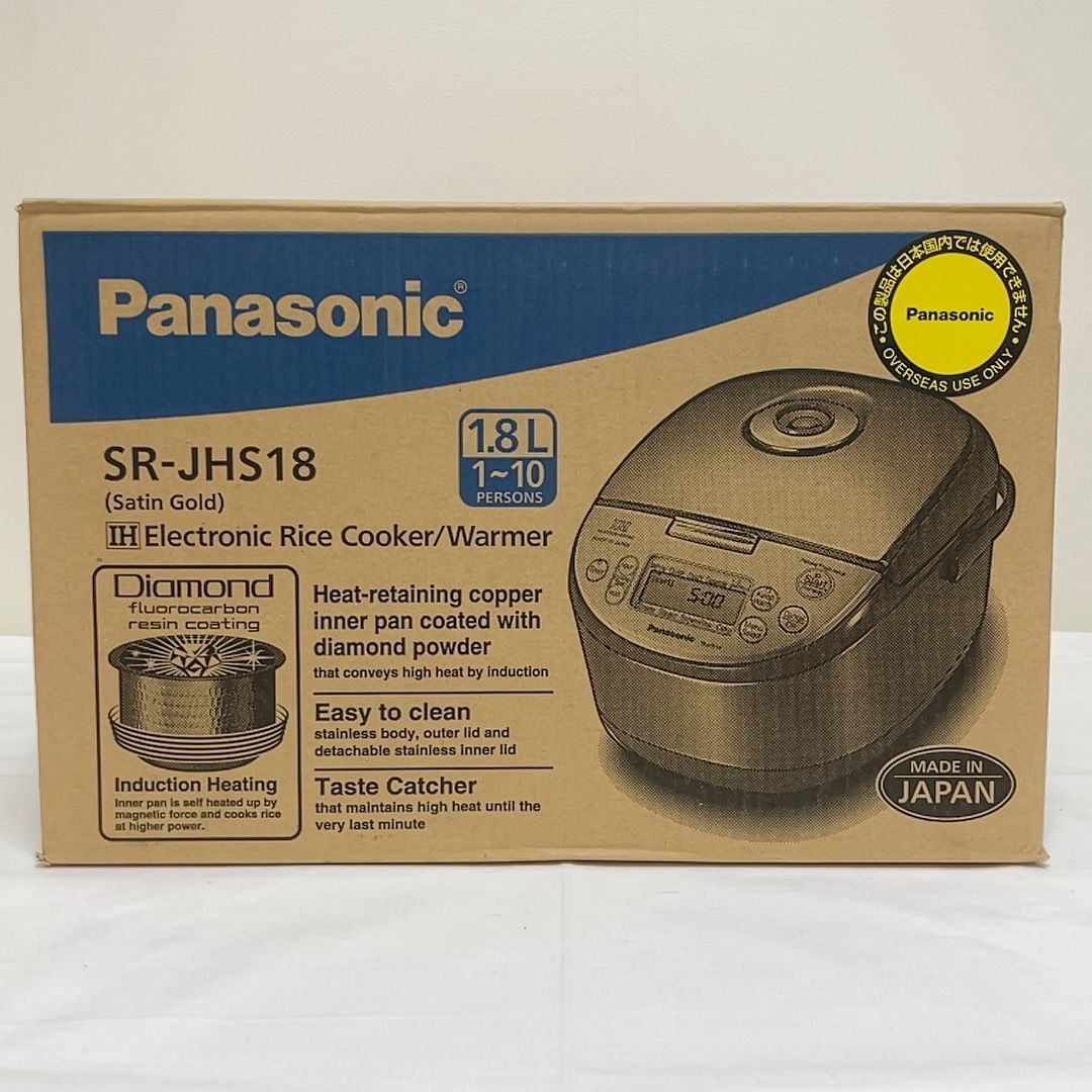 【海外向け】Panasonic 炊飯器 SRJHS18 220V