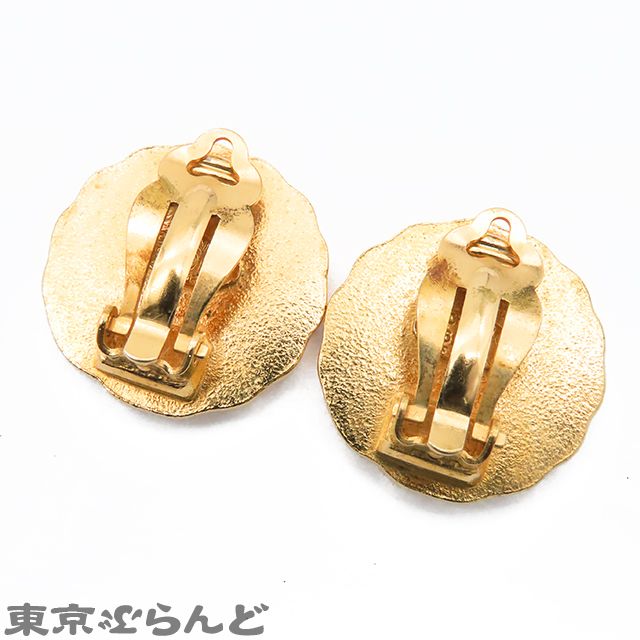 シャネル CHANEL イヤリング ゴールド メタル ココマーク ラウンド GP 96P レディース ヴィンテージ 101819107