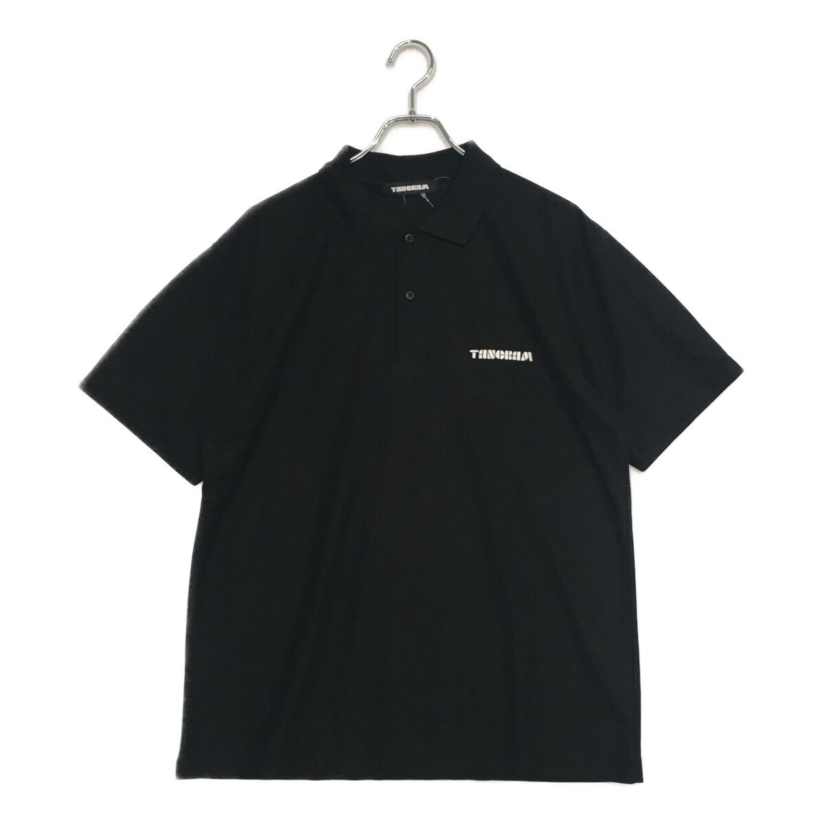 中古 メンズ タングラム TANGRAM 半袖ポロシャツ L 黒 ブラック