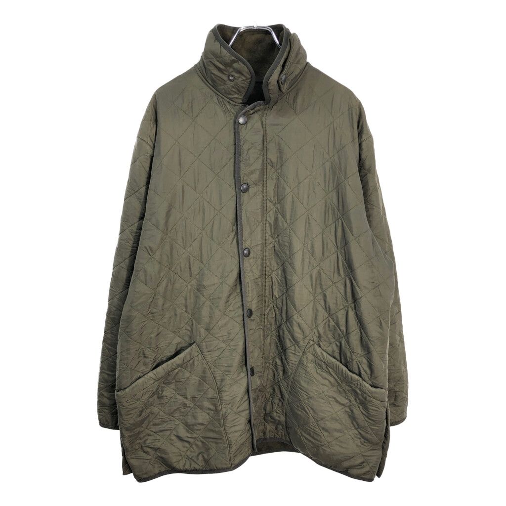 Barbour バブアー キルティングジャケット オリーブ メンズ XL相当 古着 V6328