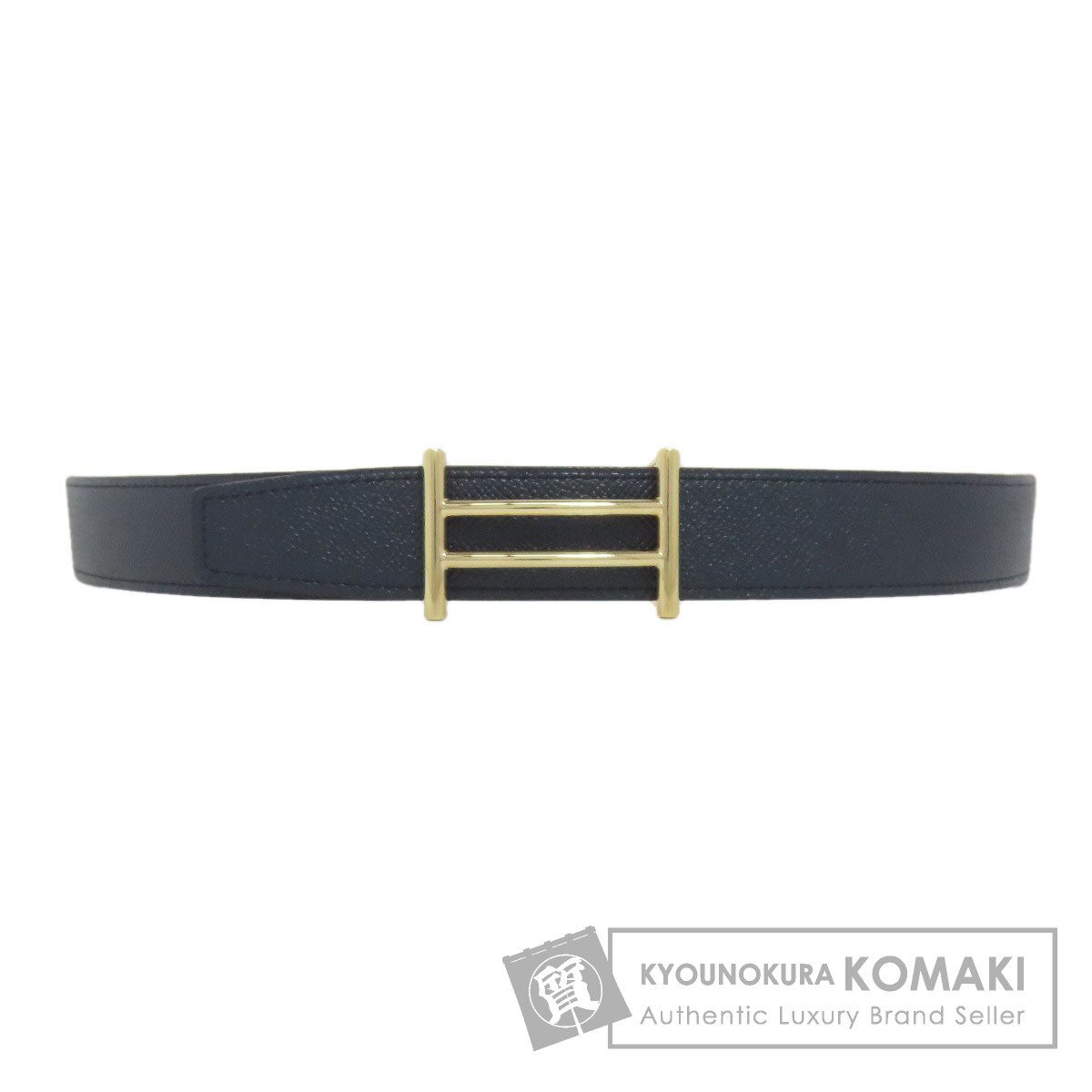 HERMES エルメス Hベルト ゴールド金具 ベルト エプソン メンズ
