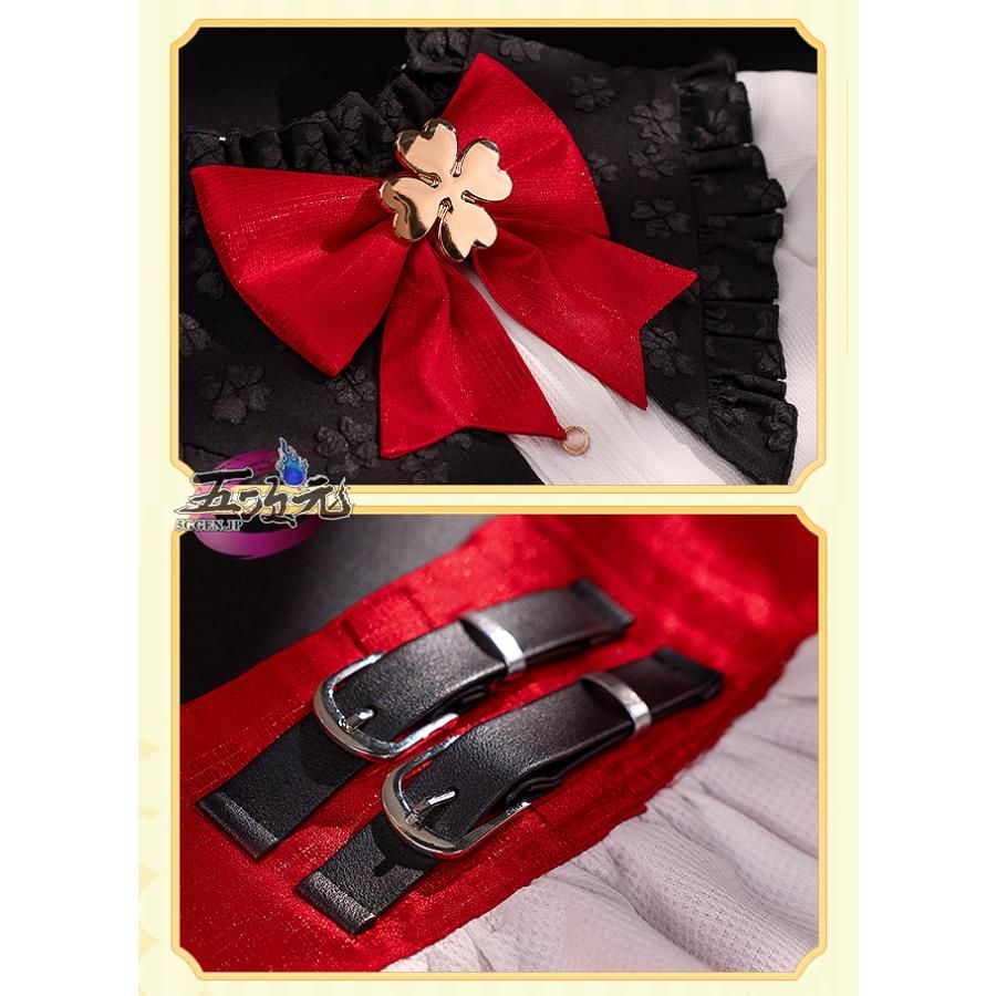 中古品 三分妄想 原神 コスプレ クレー 魔女 衣装 星燭に揺れる爛花 コスチューム 新スキン 衣装 ウィッグ 靴 追加