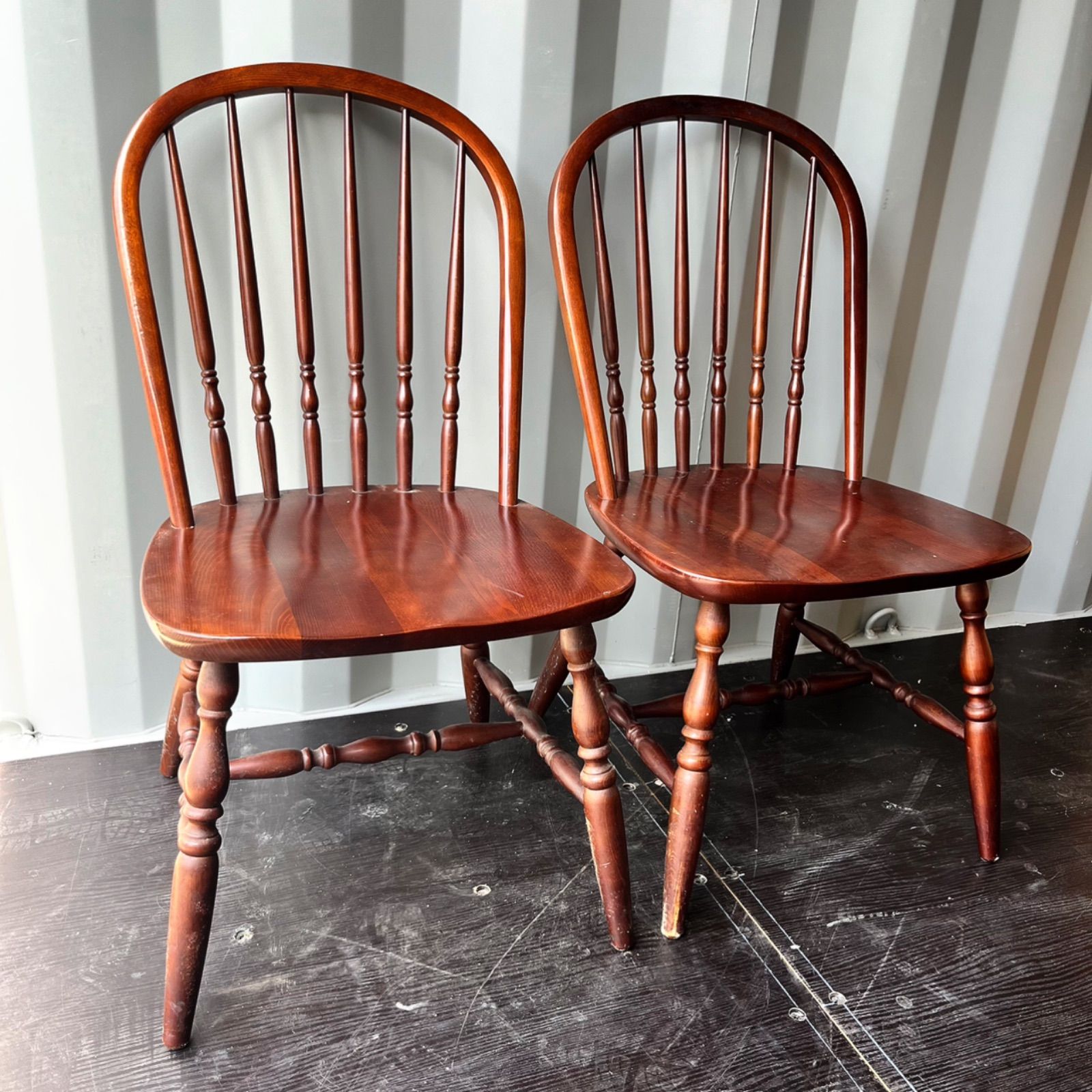 取付無料！飛騨の家具 柏木工 北欧風天然木おしゃれアンティークウィンザーチェア✨ 取付無料！飛騨の家具 柏木工 北欧風天然木おしゃれアンティーク