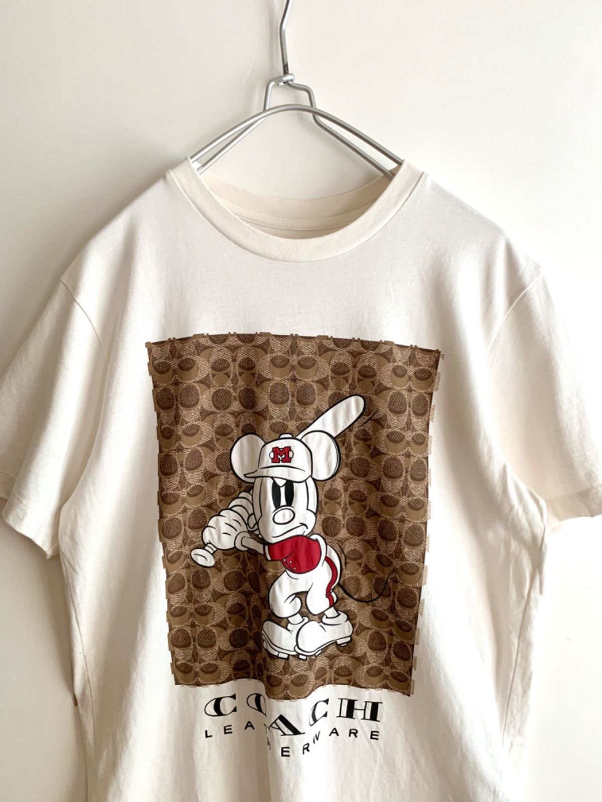 COACH×Disney シグネチャー Ｔシャツ M ミッキーマウス にんじん COACH×Disney シグネチャー Tシャツ M ミッキーマウス にんじん