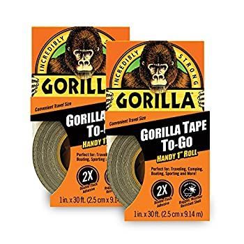 Gorilla 携帯ダクトテープ 2 Pack ブラック 6100116 2