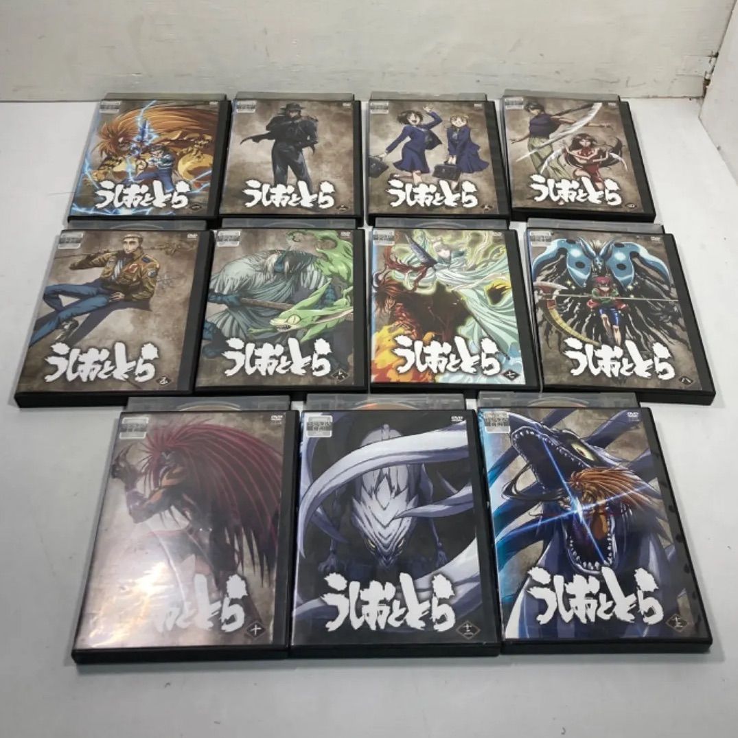 ☆アニメ レンタル落ちDVD うしおととら 11本セット 全13巻中9巻