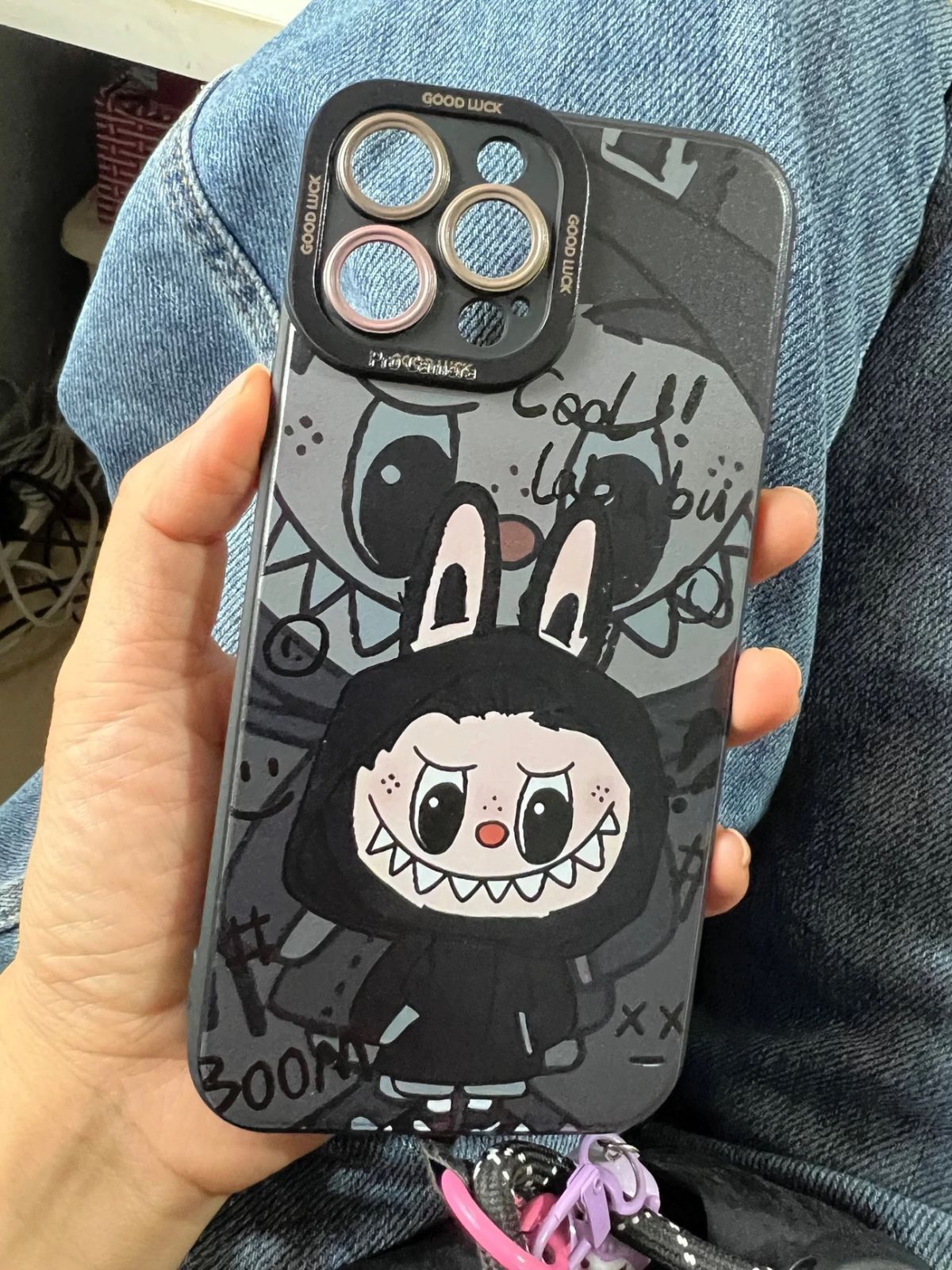 ラブブ　iPhoneケース　iPhone 15 Pro Max ラブブ iPhoneケース iPhone 15 Pro Max - メルカリ