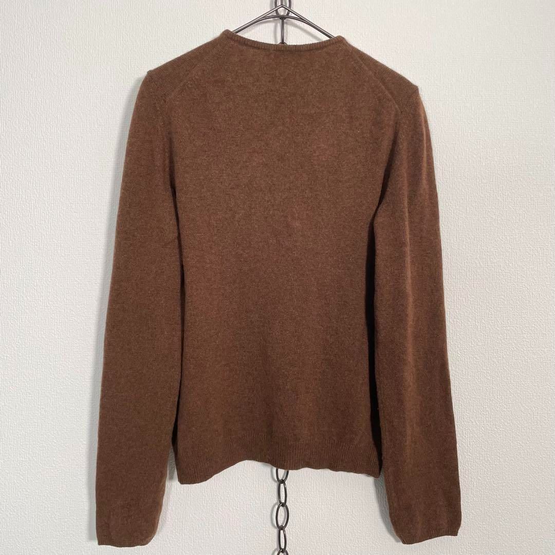 Drawer カシミヤ100% クルーネックセーター ドゥロワー ブラウン