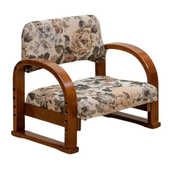 ラクラク座椅子 Fabric CX-F01FL フラワー柄 - メルカリ
