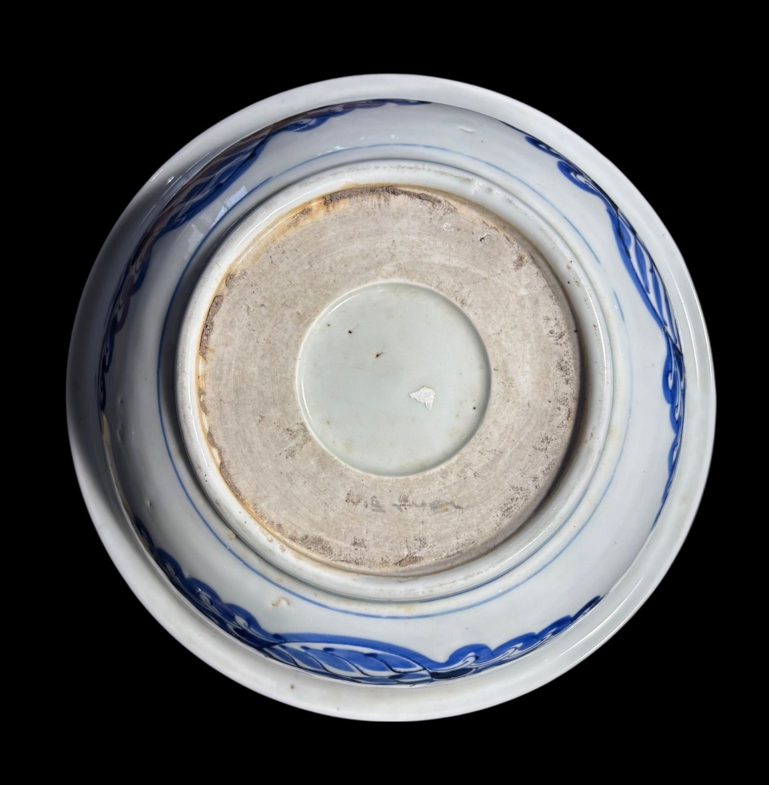 古伊万里　金襴手　流水にオシドリ　菊に尾長鳥の図　大鉢　D078AS-fbqm 古伊万里 金襴手 流水にオシドリ 菊に尾長鳥の図 大鉢 D078AS