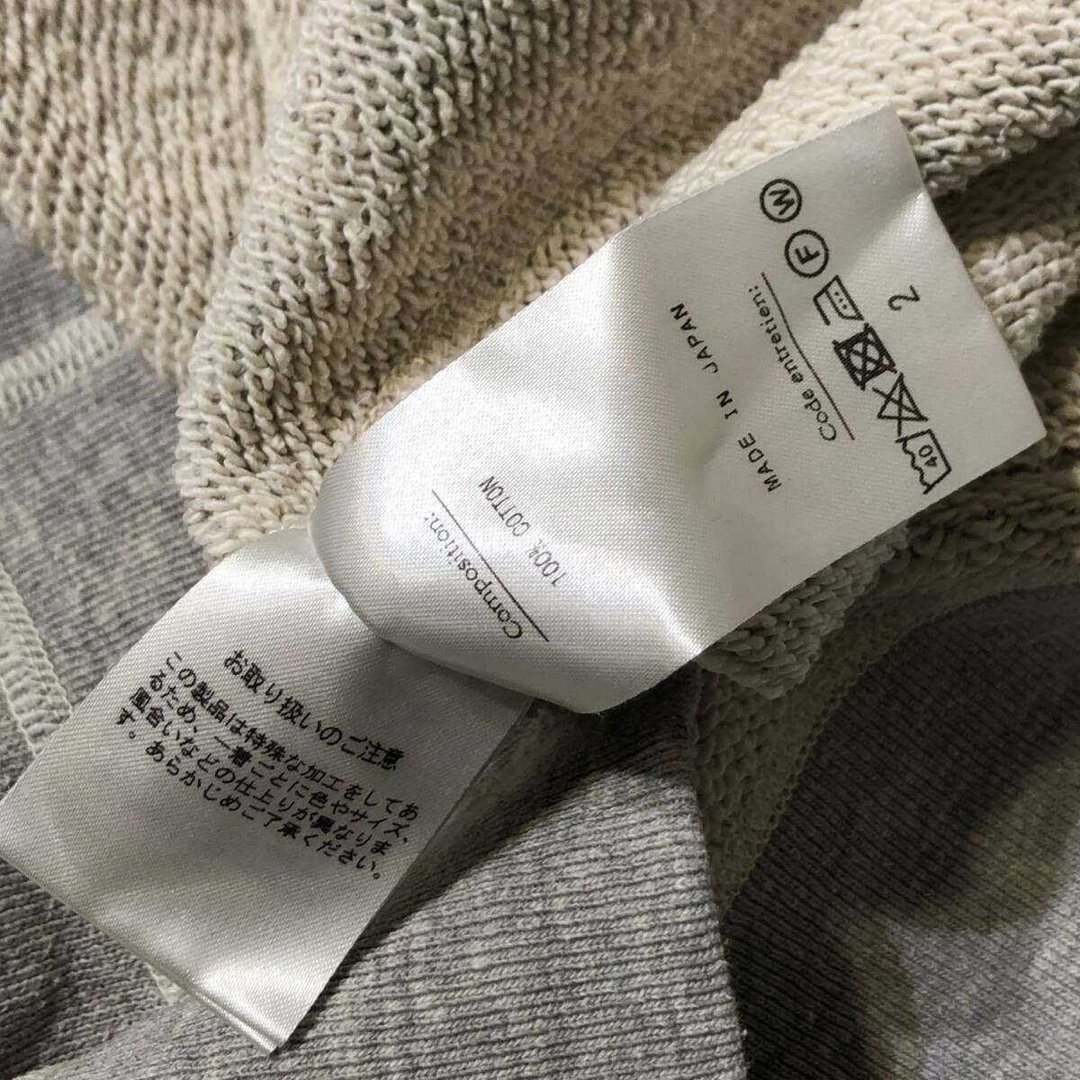 22AW A.PRESSE Vintage Washed Sweat Shirt ヴィンテージ ウォッシュド 