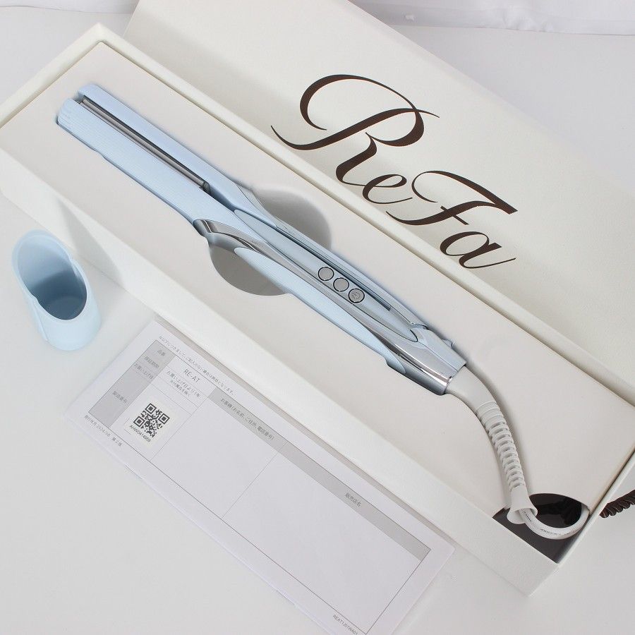 MTG ReFa STRAIGHT IRON PRO RE-AT-02A ホワイト リファストレートアイロン プロ ヘアアイロン 本体