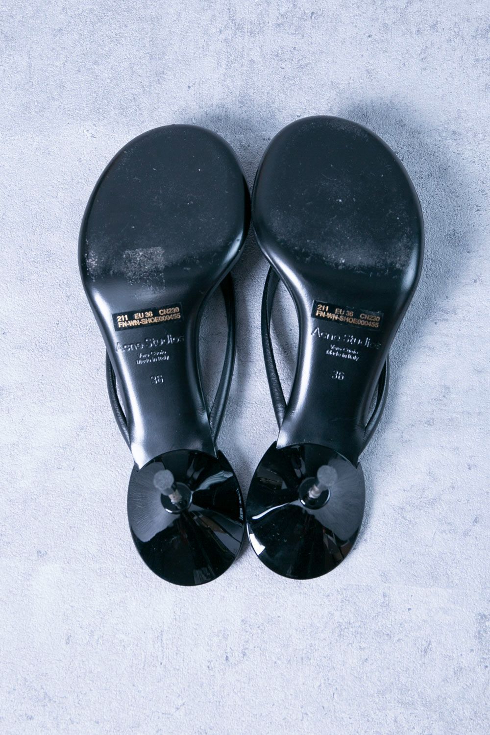 Acne Studios / アクネストゥディオズ レザーサンダル 38 【公式通販】