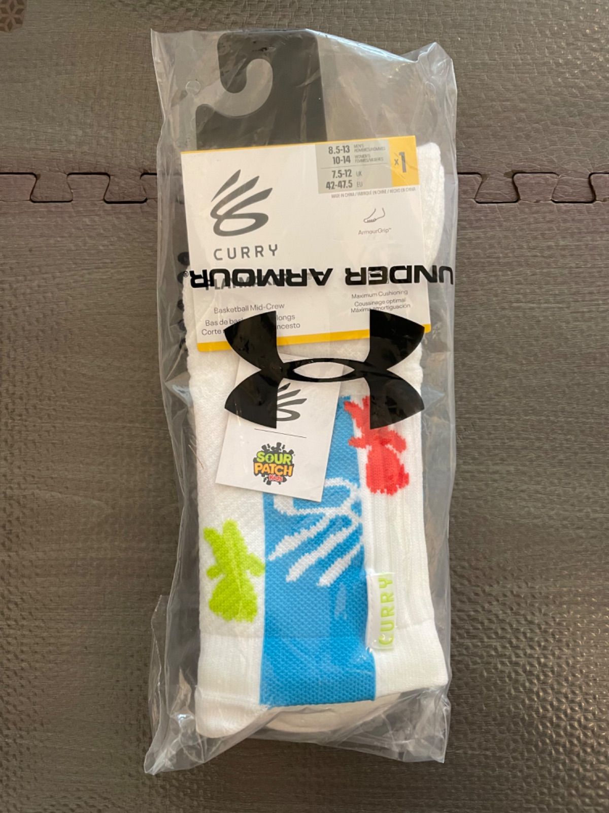 新品未開封 カリー10 L サワーパッチコラボソックス 27-29 ステフィン