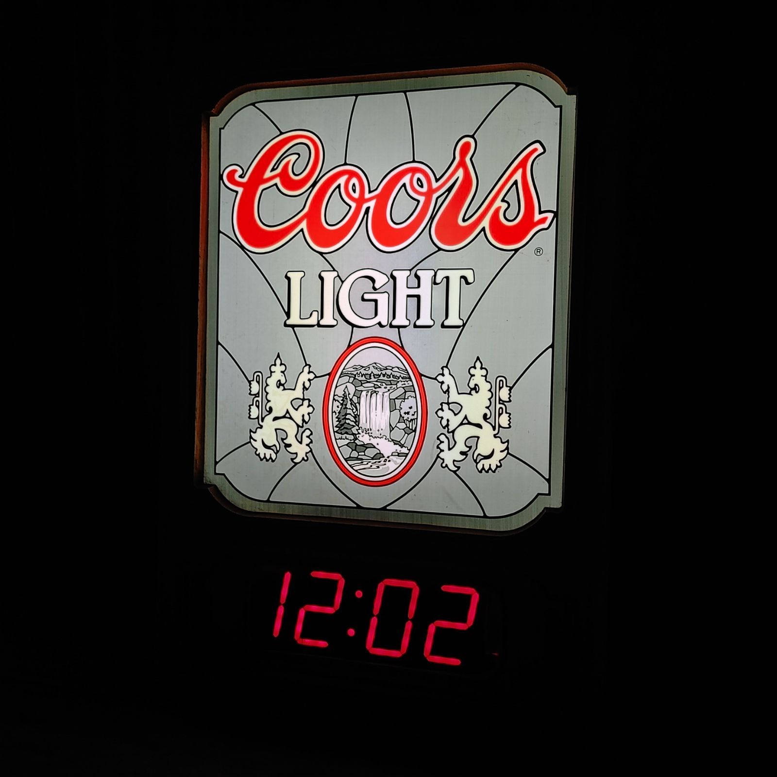 ★1点限り★ 1981年製 COORS LIGHT クアーズ ライトサイン 照明