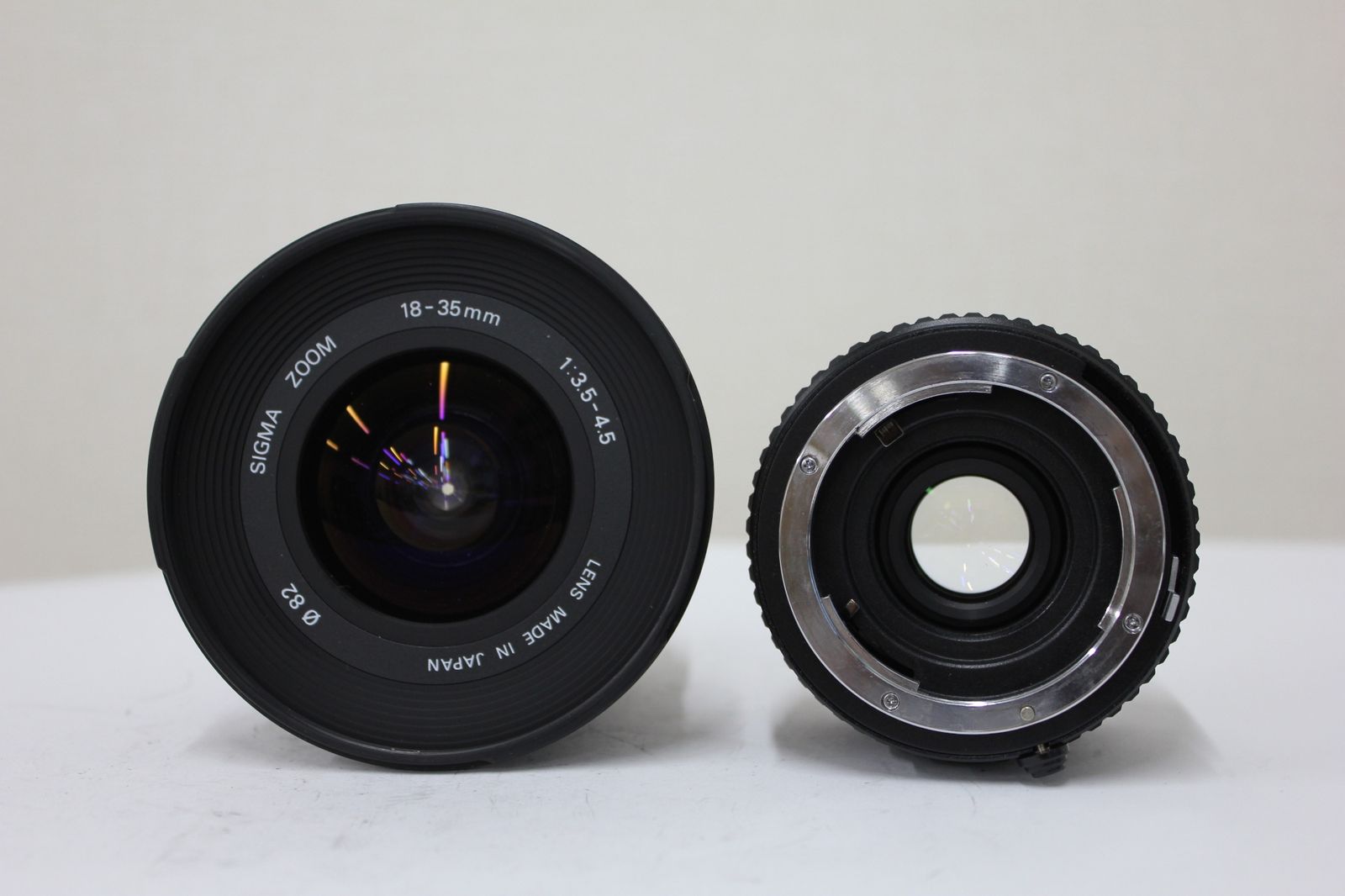 ☆良品☆ シグマ SIGMA ZOOM 18-35mm F3.5-4.5 前後キャップ付 【外観 