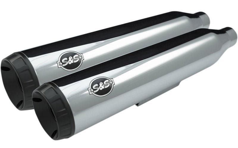 GRAND NATIONAL スリップオンマフラー ：1995〜17年FXD、FXDWG /クローム