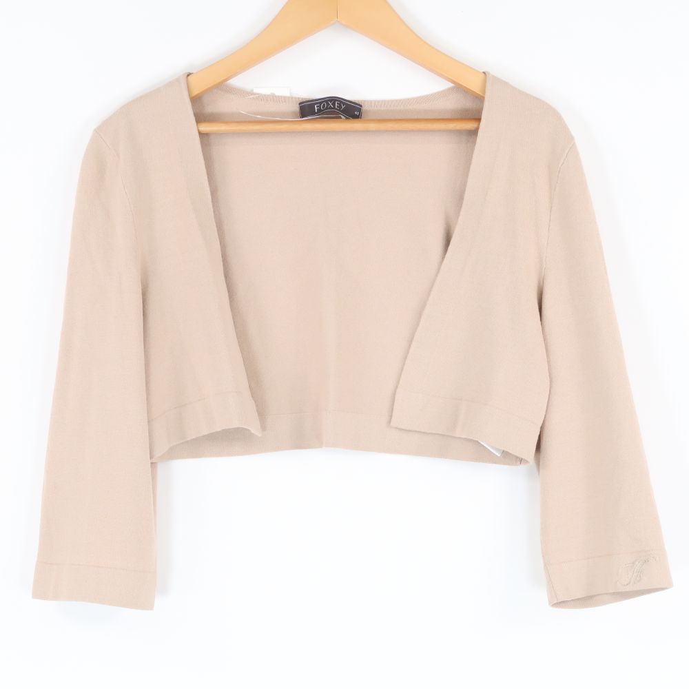 美品 FOXEY フォクシー 30598 パーフェクトボレロ 1点 40 M