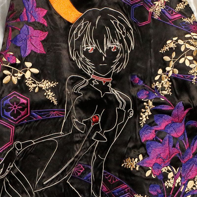 錦 nishiki × エヴァンゲリオン 零号機 × 綾波レイ 刺繍