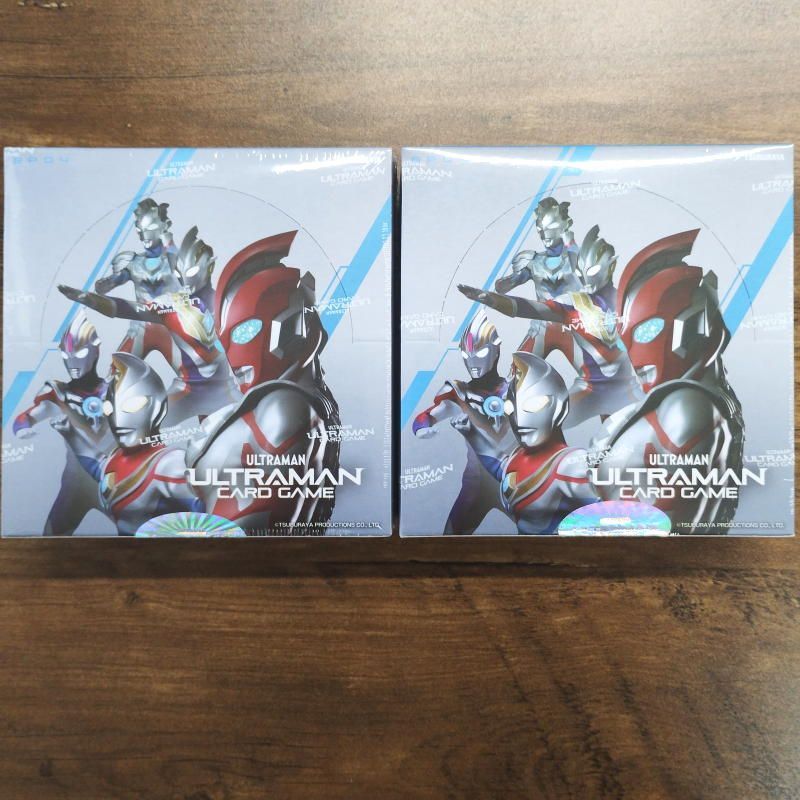ウルトラマンカード　2box 未開封 39▢①ウルトラマンカード 希望と光の覚醒 2BOX 未開封 KM0804-6