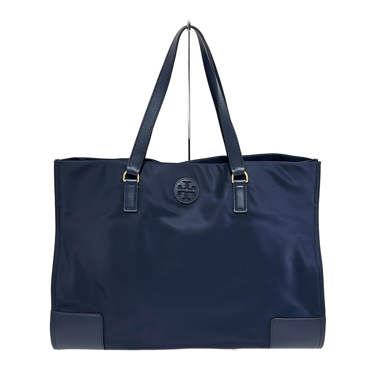 Tory Burch ネイビー レザー バッグ TORY BURCH(トリーバーチ) トートバッグ ネイビー レザー - メルカリ
