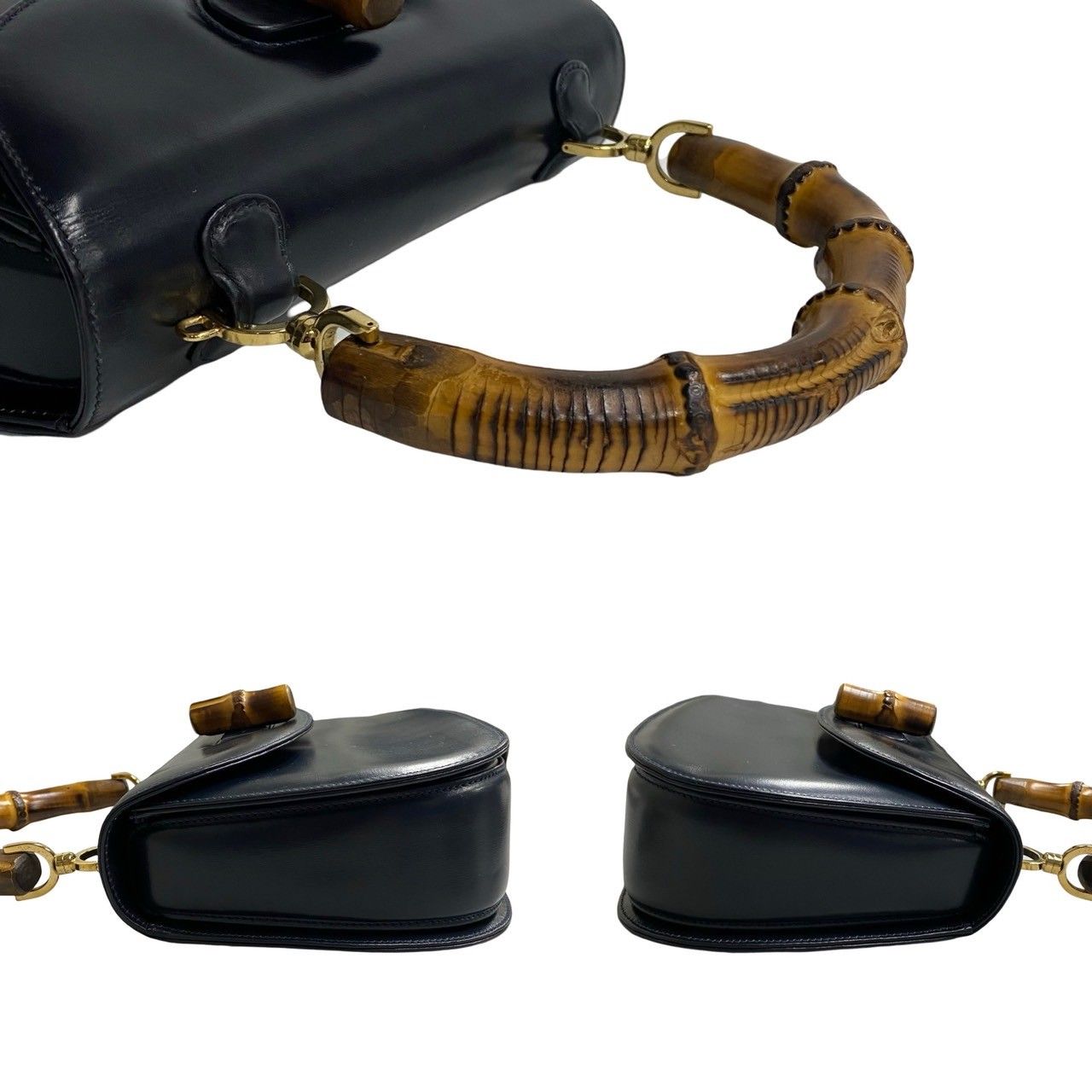 GUCCIのハンドバッグ(カーフ) GUCCI グッチ GGマーモント スモールトップハンドルバッグ