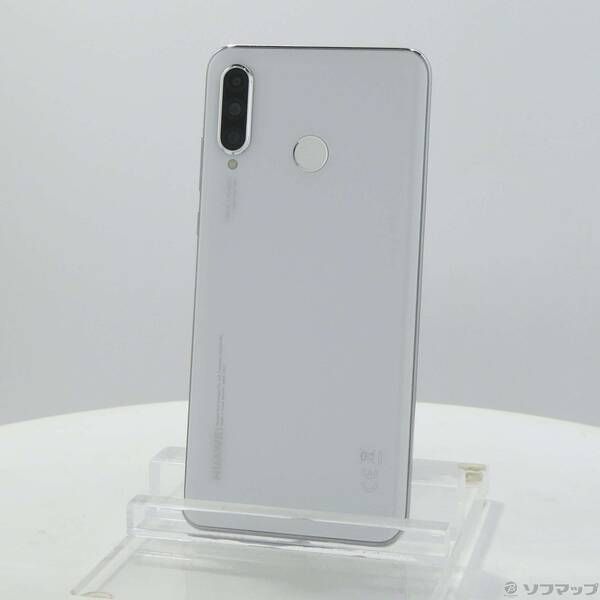 品〕 HUAWEI P30 lite 64GB パールホワイト MAR-LX2J SIMフリー【344】