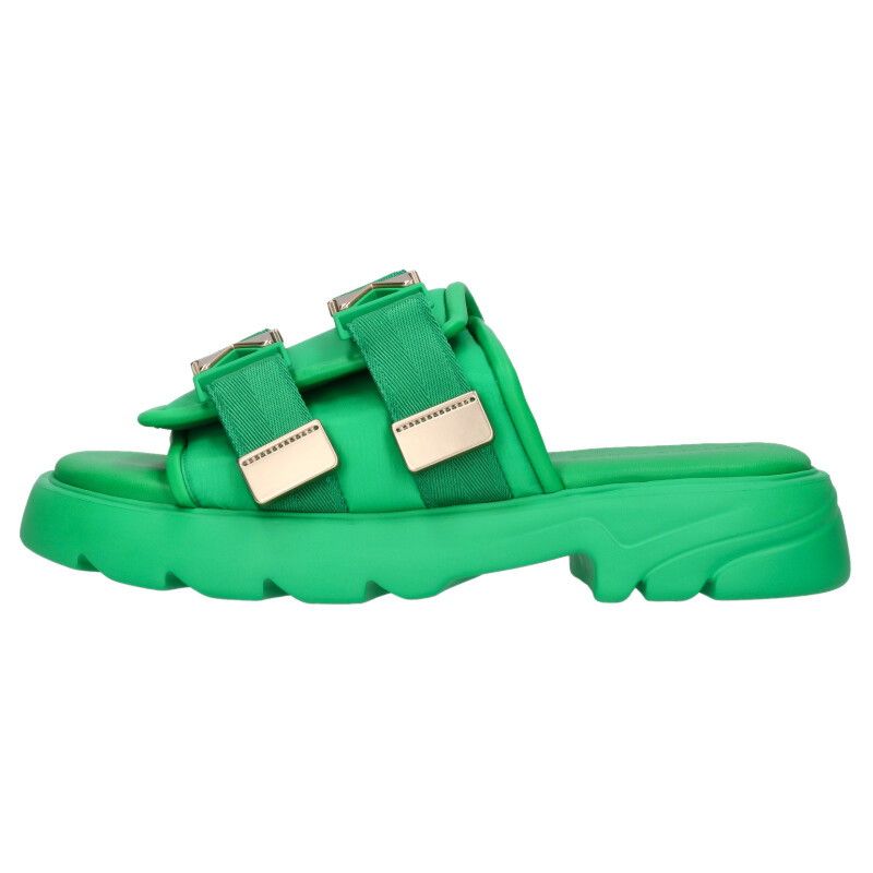 【新品】BOTTEGA VENETA フラッシュ サンダル　43 ボッテガヴェネタ FLASH ダブルバックルフラッシュサンダル