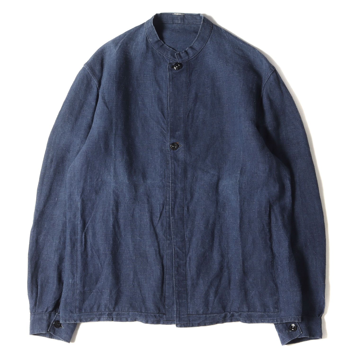 ベルギー炭鉱夫ジャケットインディゴリネン1930s1920s