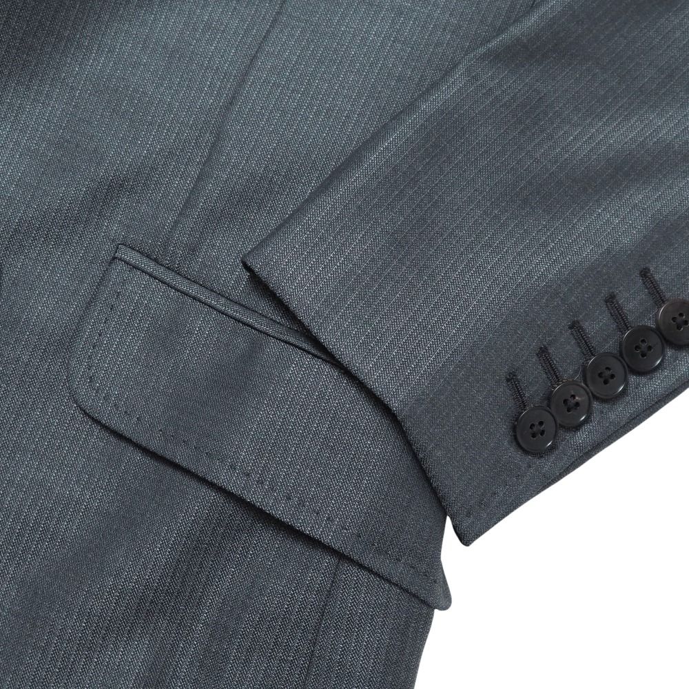 □美品□GUCCI グッチ スーツ サイズ7-46 C ストライプ ブレザー