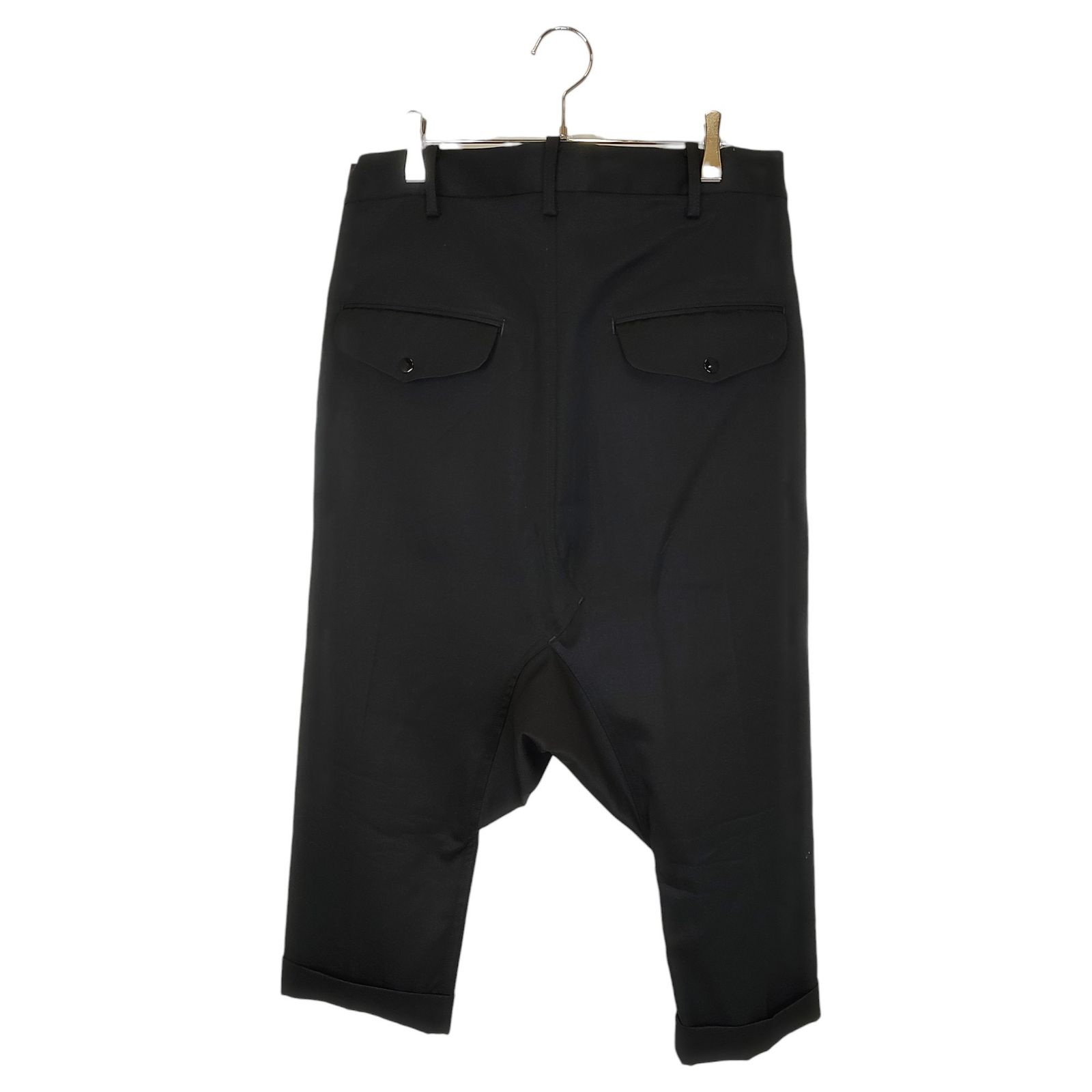 GANRYUサルエルスラックスパンツ黒LウールEM-P019 ganryu サルエルパンツ スラックス GANRYUサルエルスラックスパンツ黒L