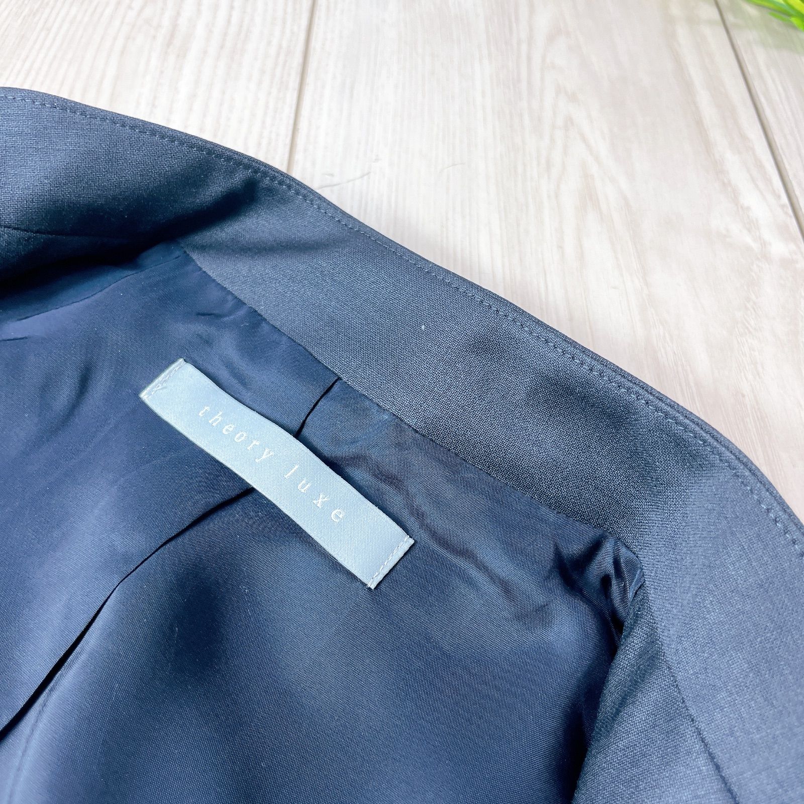 ■美品theory luxe エグゼクティブノーカラージャケットネイビー40 楽天市場】Theory LUXEセオリーリュクス【19年製】03-9904128