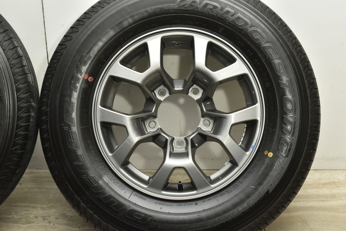 送料込美品バリ溝2025年JC74Wジムニーノマド純正タイヤホイール4本JB74