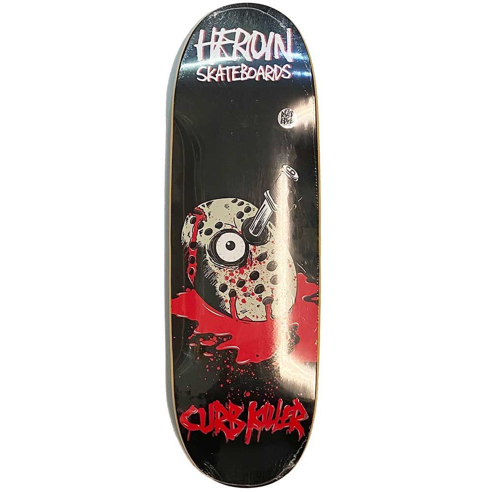 10.0インチ【2024SUMMER】HEROIN ヘロイン 10.0” x 32” ノーズとテール対称 CURB KILLER 6 SYMMETRICAL DECK デッキ 板【スケートボード/スケボー/SKATEBOARD】