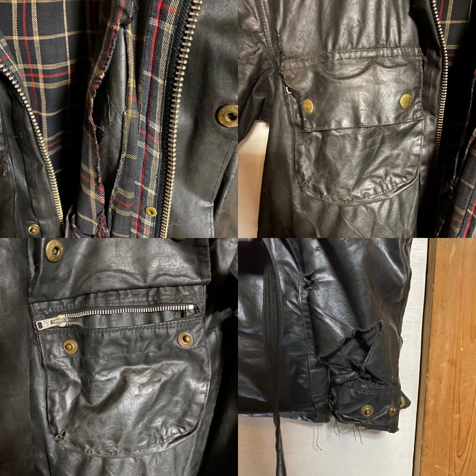 黄タグ】 60s Barbour INTERNATIONAL SUIT バブアー