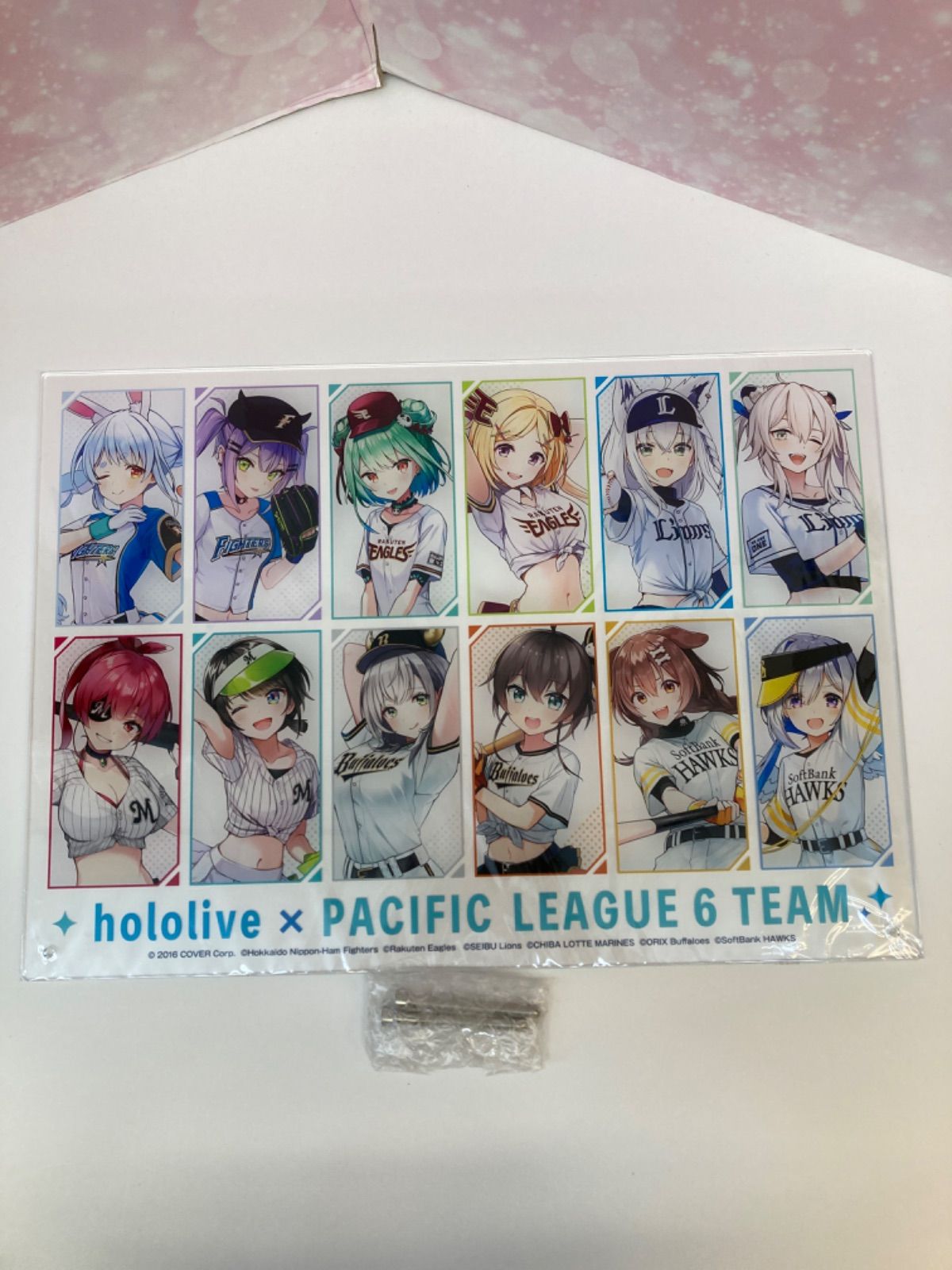 広店】アクリルプレート ホロライブ パ・リーグ 6球団【718-1362