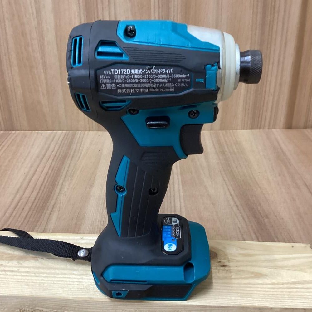 お見逃しなく！ makita マキタ TD172DZ 18V充電式インパクトドライバ 本体のみ 201 最安価に挑戦！