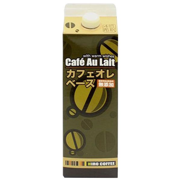 ヒロコーヒー カフェオレベース 1000ml紙パック×12本入× 2ケース ｜ カフェオレ コーヒー 希釈用