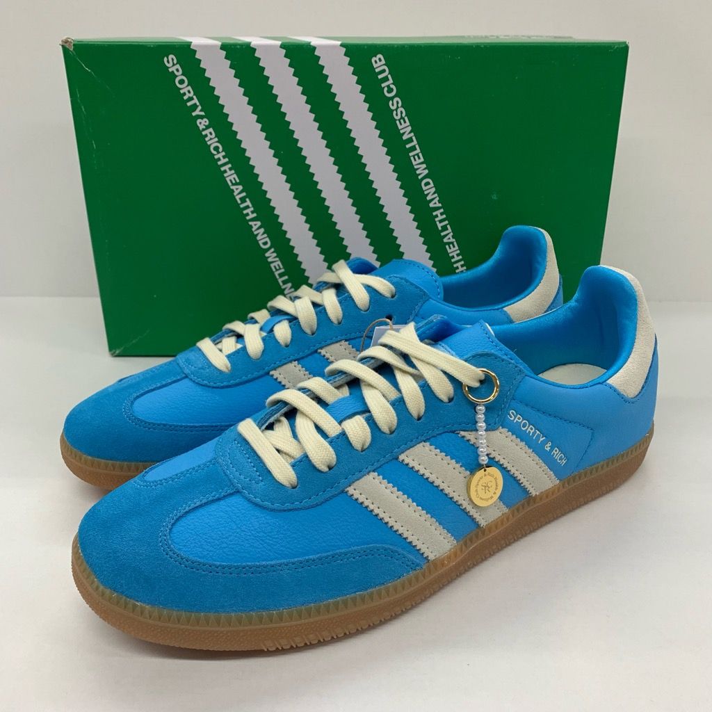 最終価格 未使用 Sporty & Rich × adidas SAMBA OG Blue Rush 27.5cm IE6975 スポーティアンドリッチ  アディダス サンバ ブルーラッシュ コラボ スニーカー 【X0270-001】□268 - メルカリ