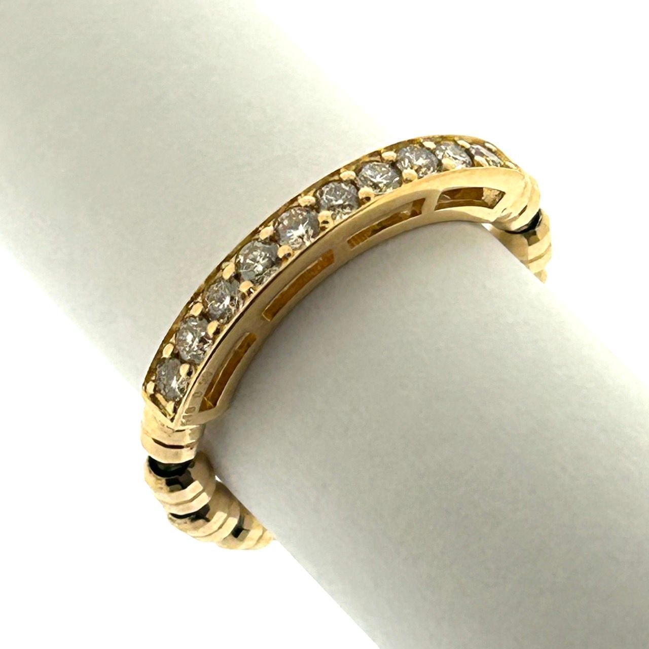 新品仕上済み K18 天然 ダイヤモンド リング D:0.30ct 指輪 9号～19号 