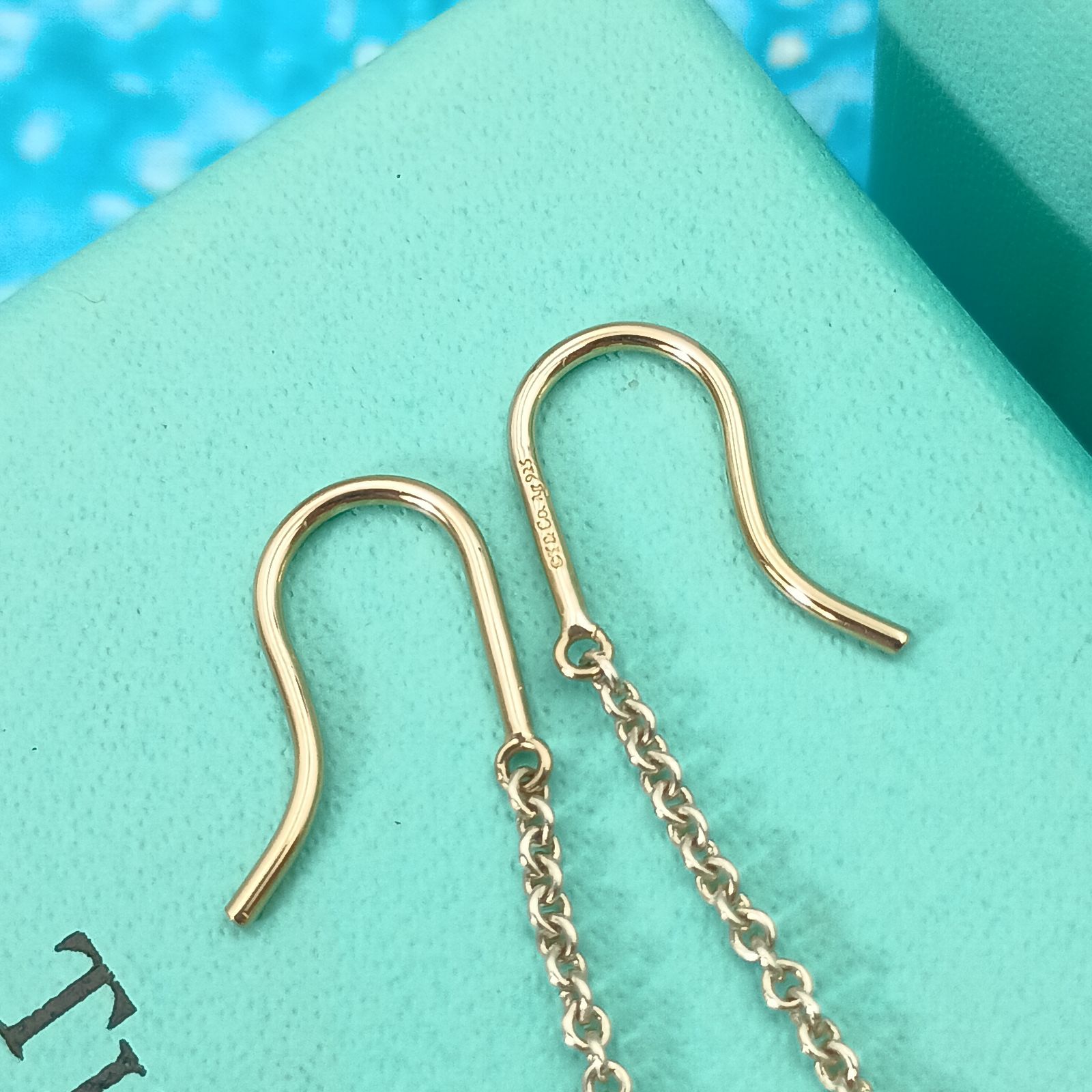 TIFFANY&Co ティファニー ピアス ハードウェア ボール チェーン フック 