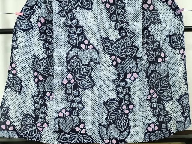 有松鳴海絞り 枝葉文