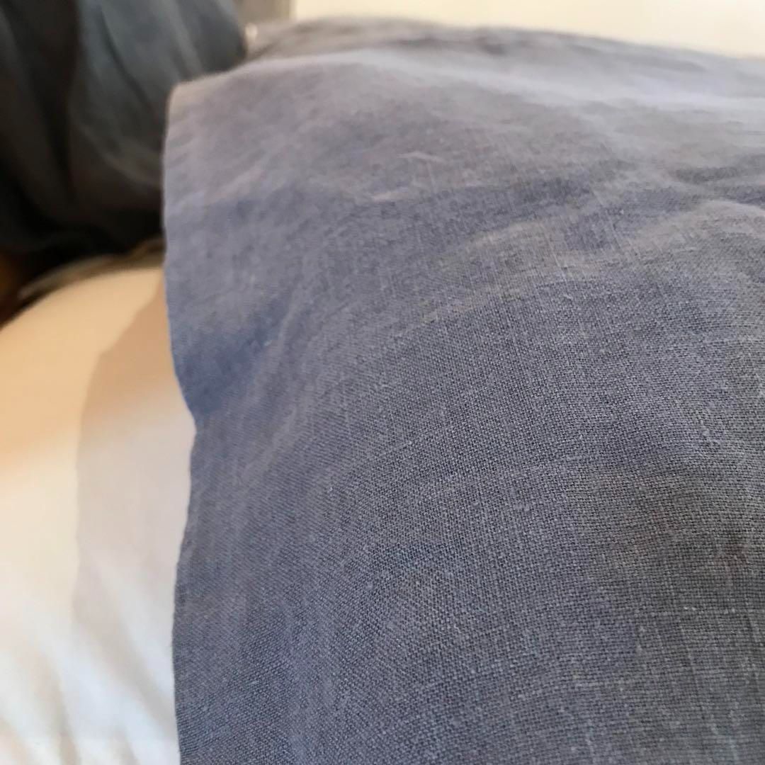 掛けカバー リネンテールズ Dサイズ ダークグレー MARWIL-DEMENAGEMENTS_CH