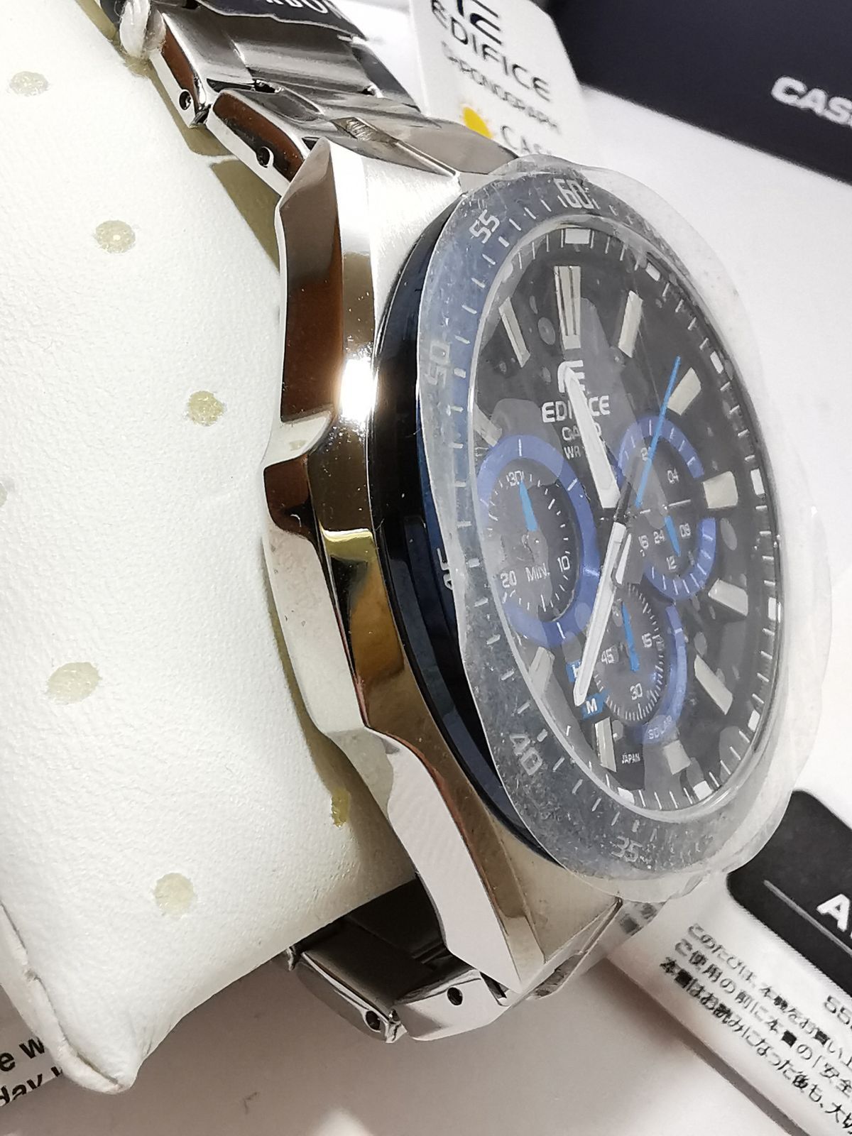 CASIO EDIFICE エディフィス 腕時計 EQS-800 ソーラー クロノ