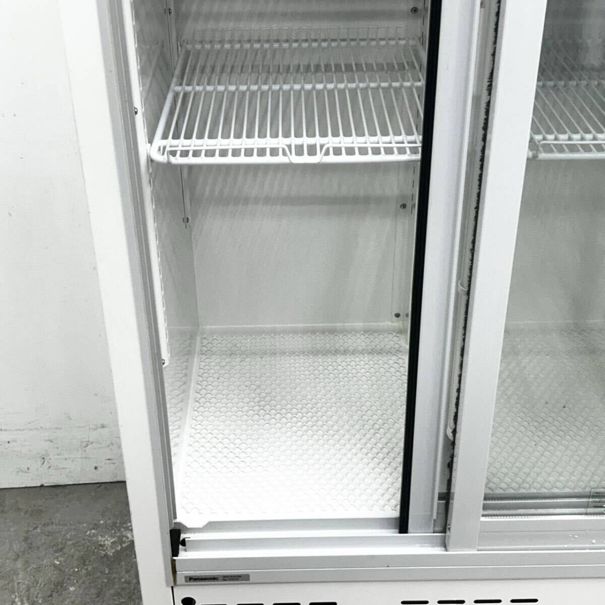 パナソニック リーチイン冷蔵ショーケース SRM-RV319A W900×D650×H1900 単相100V リーチインショーケース スライド扉 厨房 業務用 営業所止め