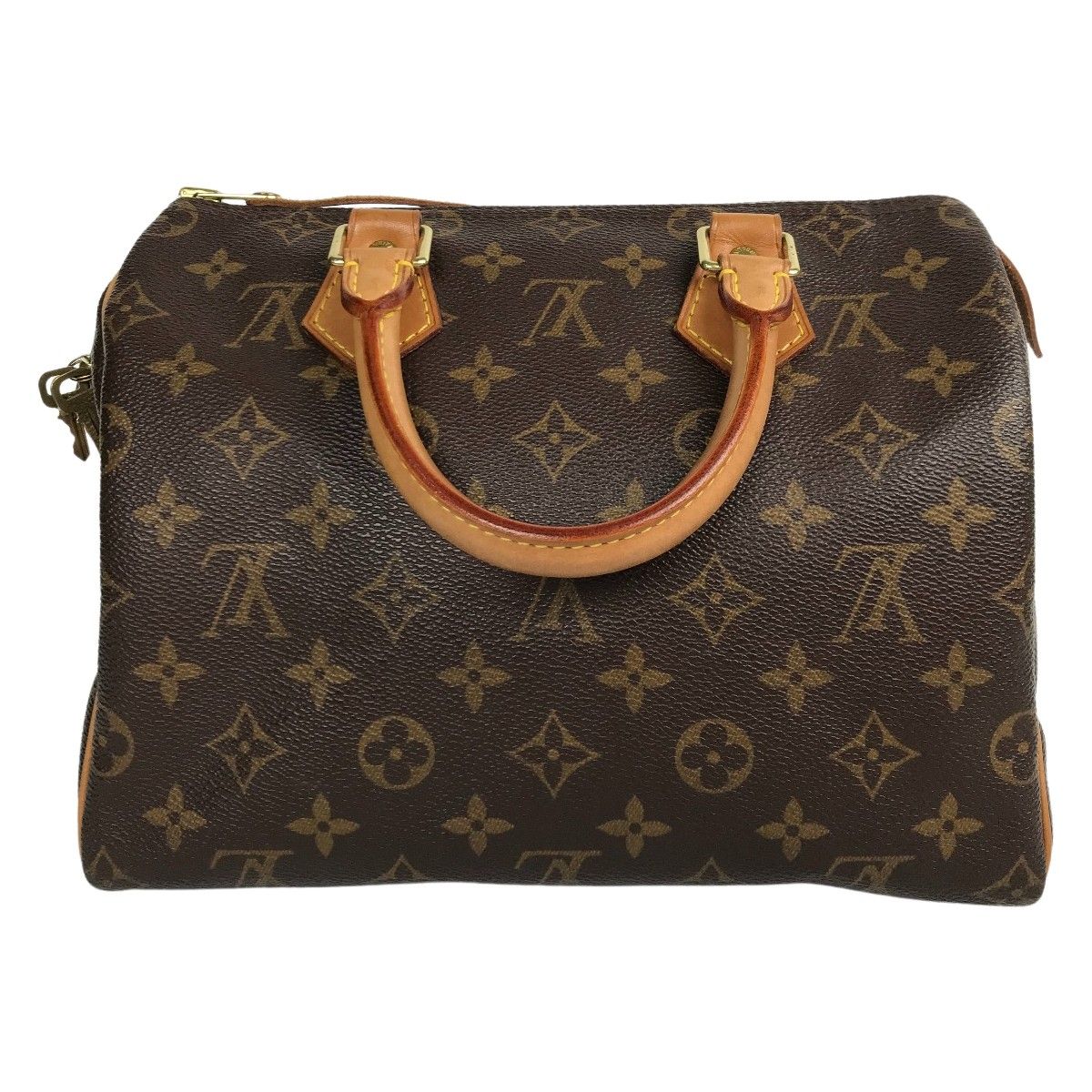 □□LOUIS VUITTON ルイヴィトン モノグラム スピーディ 25 ハンドバッグ ミニボストンバッグ M41109 ブラウン - メルカリ