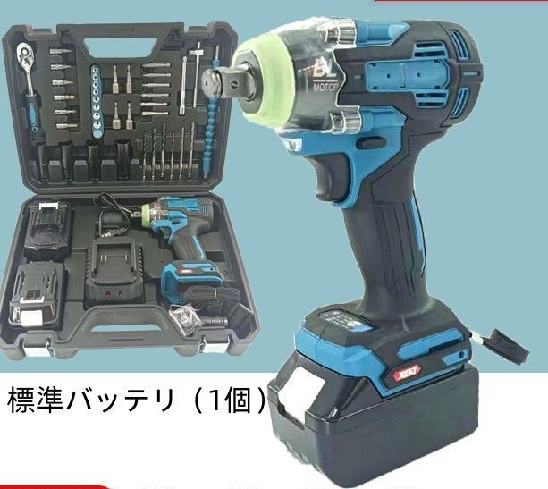 タイヤ交換 マキタ18Vバッテリー