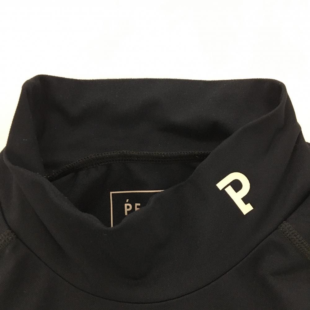 パーリーゲイツ ハイネックインナーシャツ ネイビー ロゴ白 メンズ 5(L