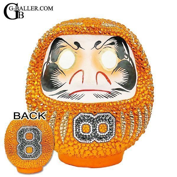 ダルマ DARUMA× スワロフスキー デコだるま 8 \u0026 ∞G-BALLER